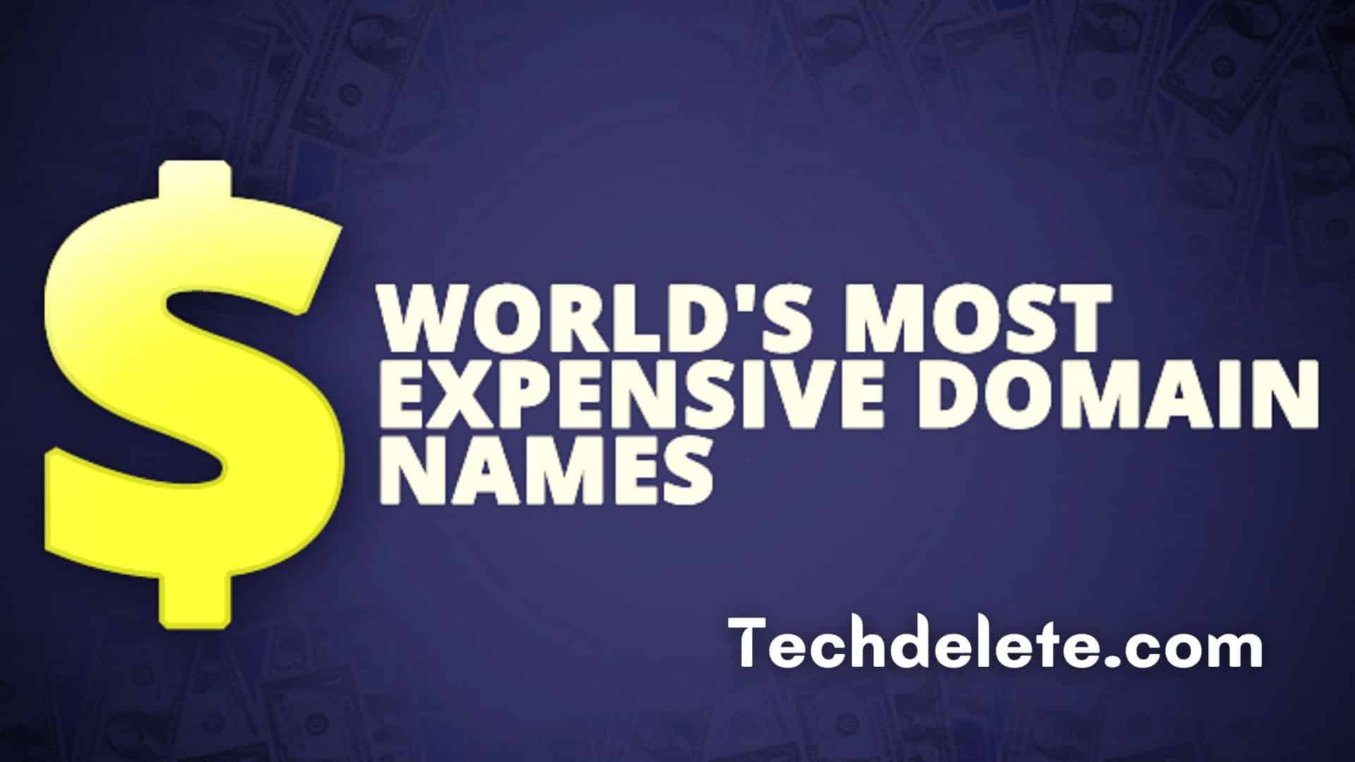 500 Most Expensive Domain Name