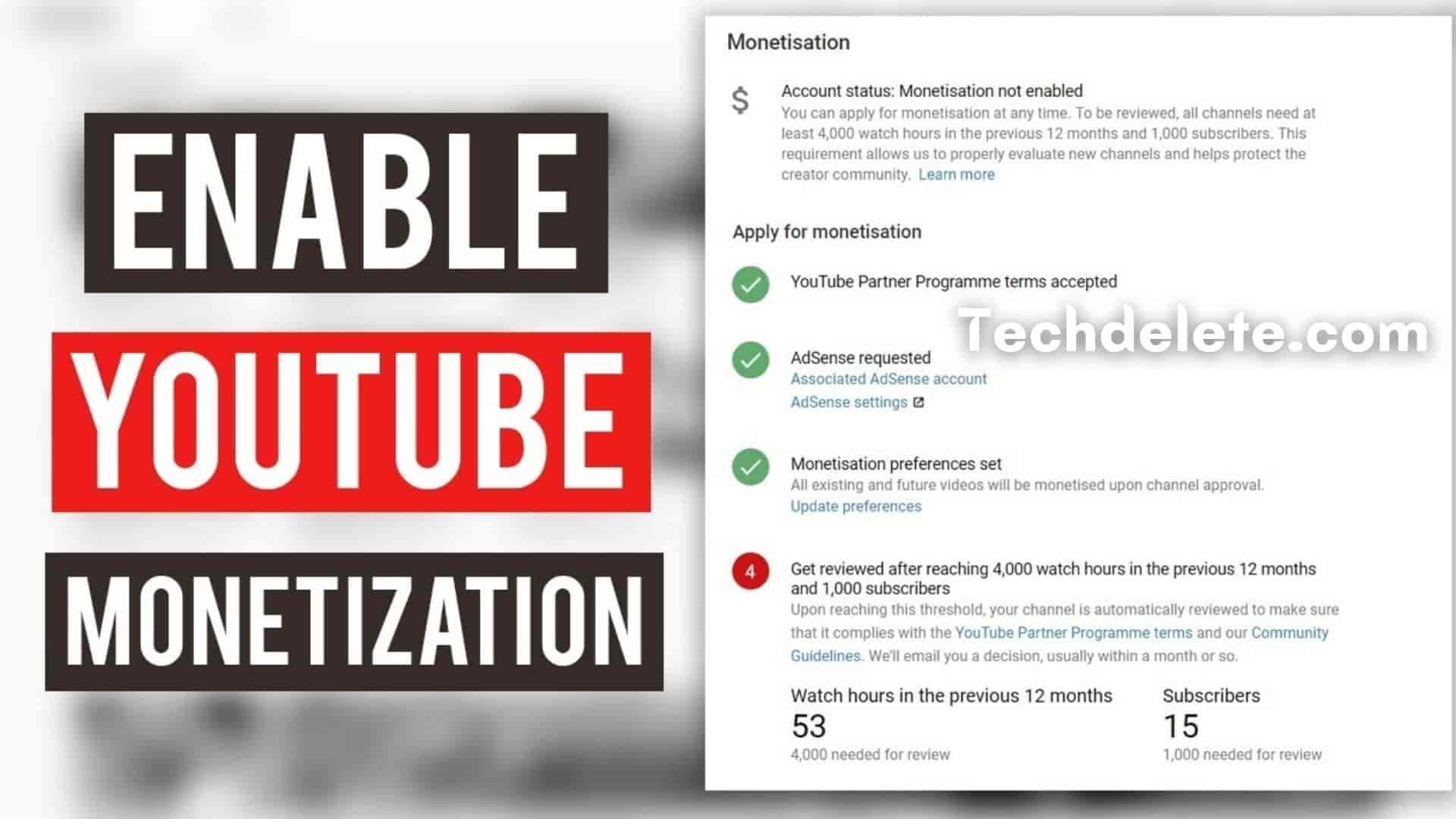 Youtube Monetization Requirements