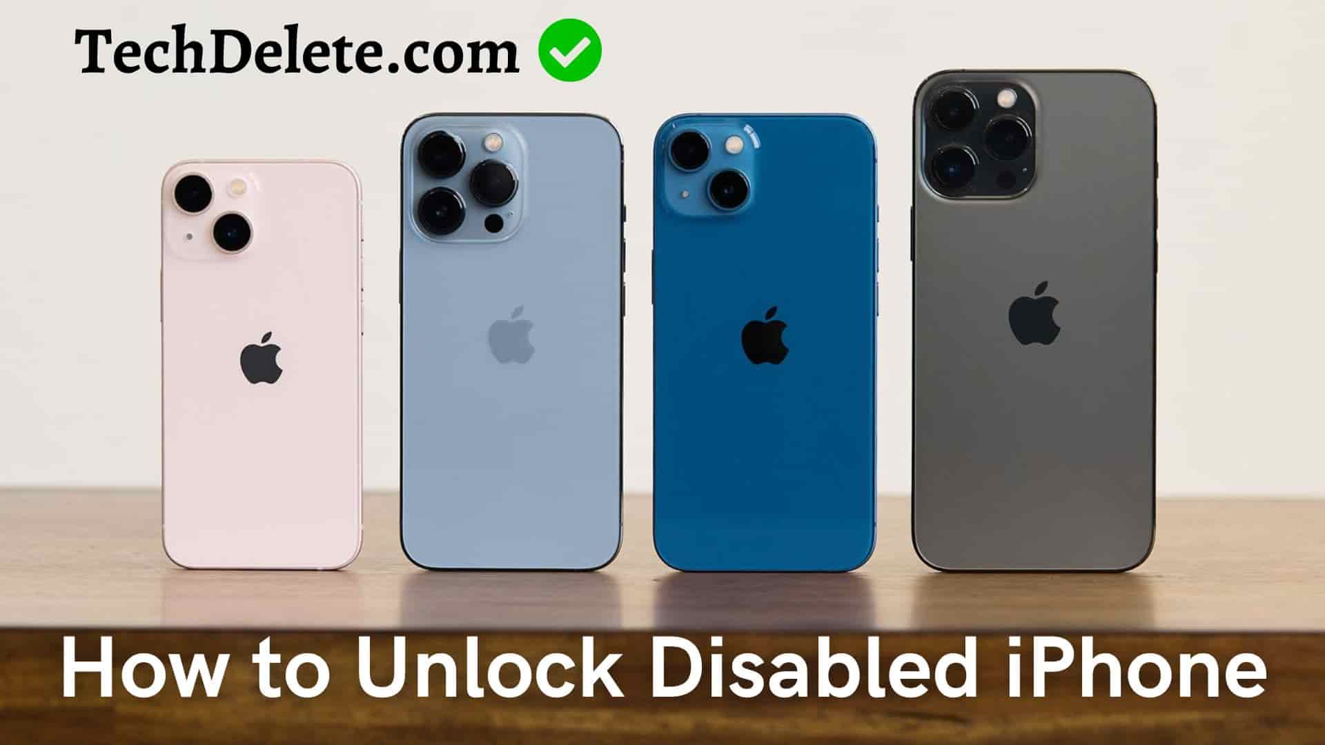 How to Unlock Disabled iPhone